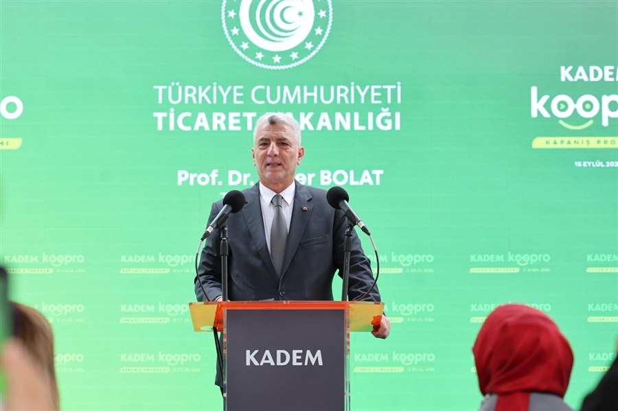 Ticaret Bakanı Ömer Bolat, KADEM KooPro Programının Kapanış Töreninde Konuştu