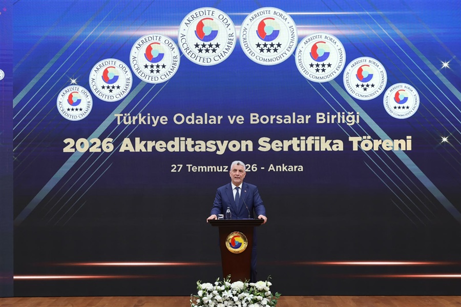 Ticaret Bakanı Ömer Bolat TOBB 2026 Akreditasyon Sertifika Töreni'nde Konuştu