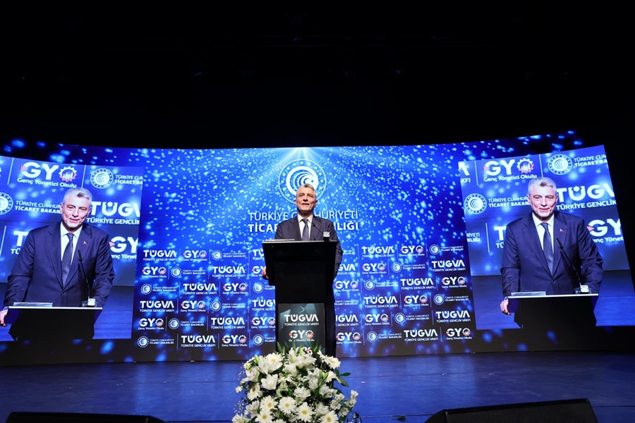 Ticaret Bakanı Ömer Bolat, TÜGVA'nın "Genç Yönetici Okulu" Programında Konuştu