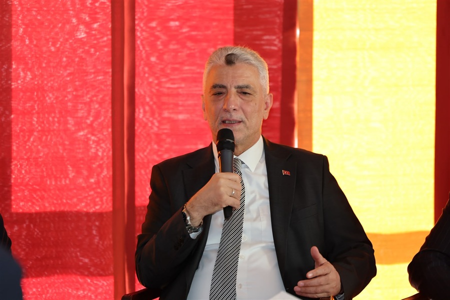 TİCARET BAKANI ÖMER BOLAT, AB ÜYE ÜLKELERİNİN ANKARA BÜYÜKELÇİLERİYLE BİR ARAYA GELDİ